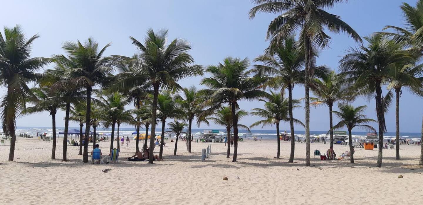 Apartamento Kit Net Pe Na Areia Praia Grande  Eksteriør billede