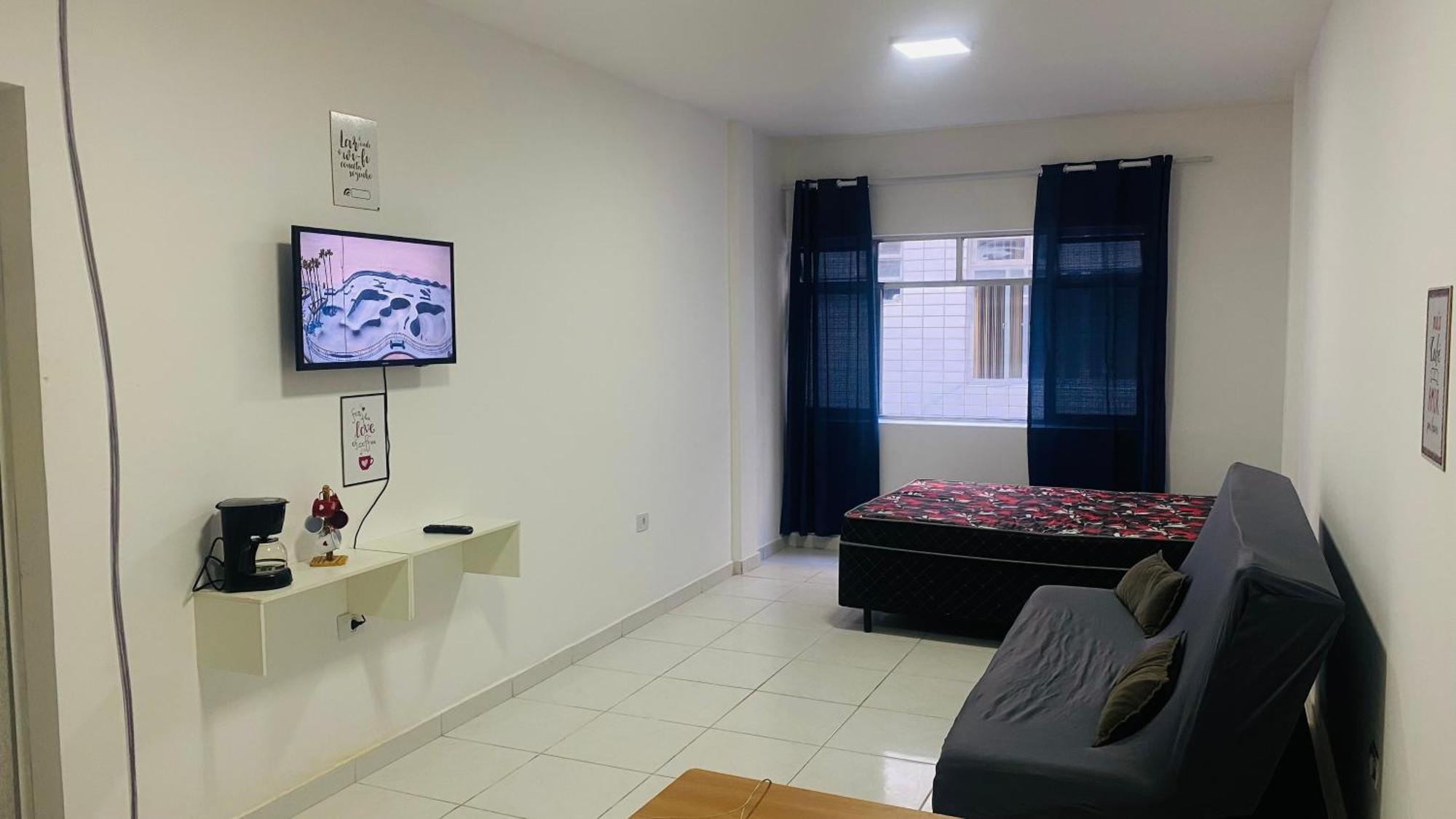 Apartamento Kit Net Pe Na Areia Praia Grande  Eksteriør billede